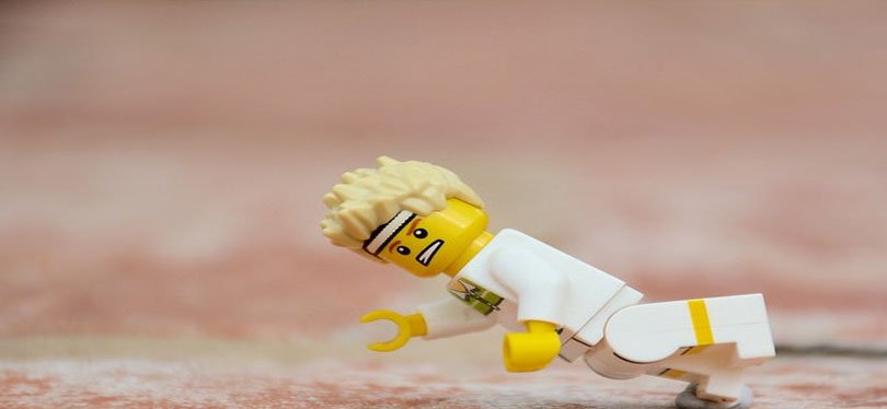 a tiny stumble