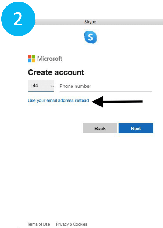 how to make skype without microsoft account