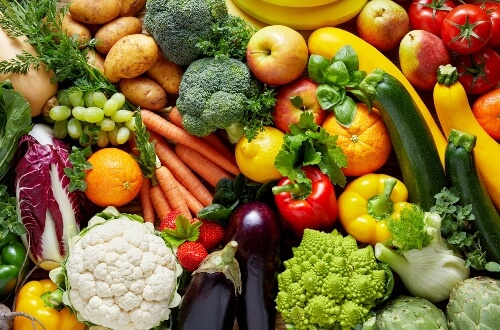 Fruit and veg, fresh, frozen or tinned, for elderly
