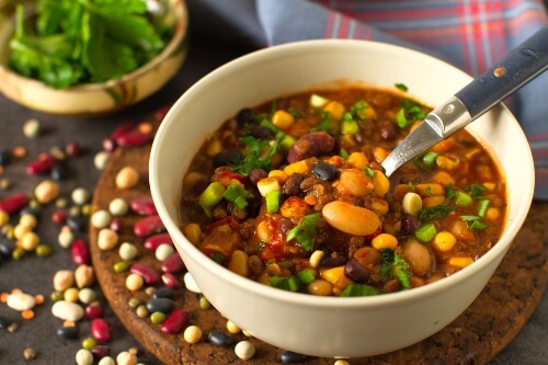 pulses, peas and grains for budgeting meals in older age