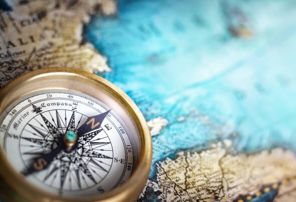 map and compass