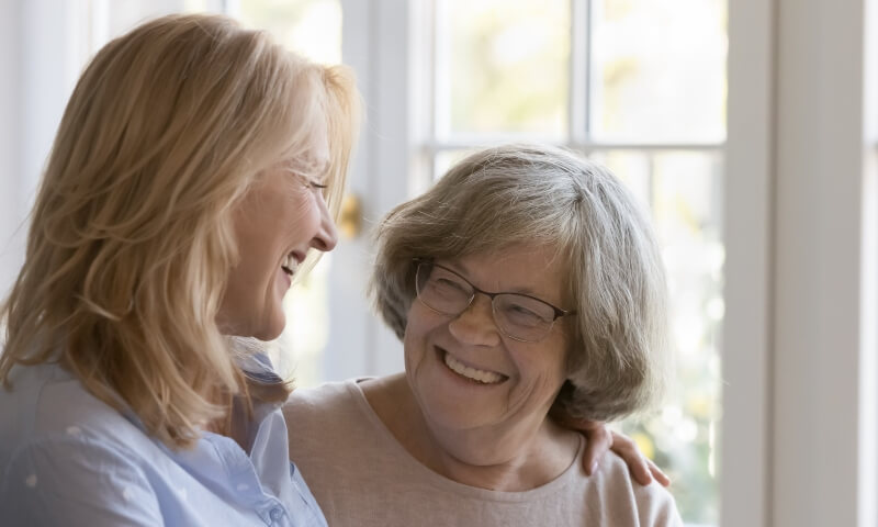 conversation between mother and daughter